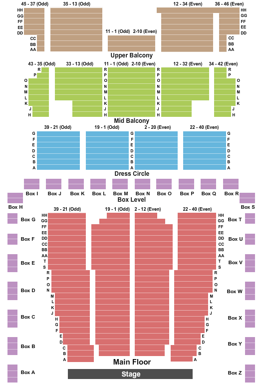 Detroit Symphony Orchestra Hall Harry Potter Seating Chart